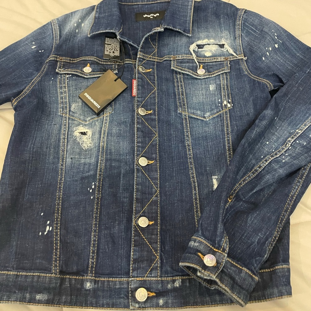 Dsquared2 Tidy Jean Jacket Size 56 / XL - Picture 9 of 11